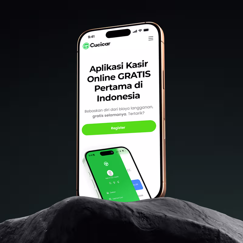 Contoh desain website mobile responsive